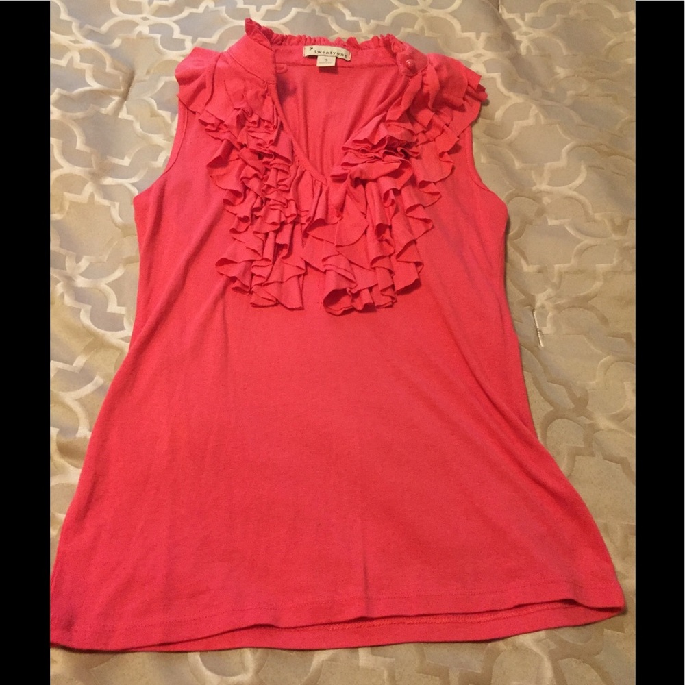 Peach colored blouse